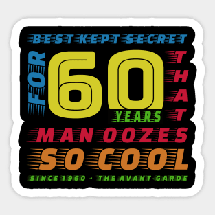 Best Kept Secret For 60 Years Birthday 1960 Sticker